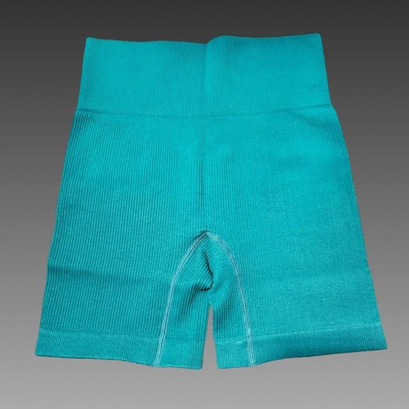 *NWT* 2pc Green Ribbed Yoga Workout Set-Sm - Picture 5 of 6